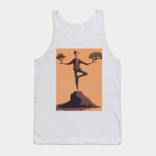 Yoga Tree Pose Tank Top